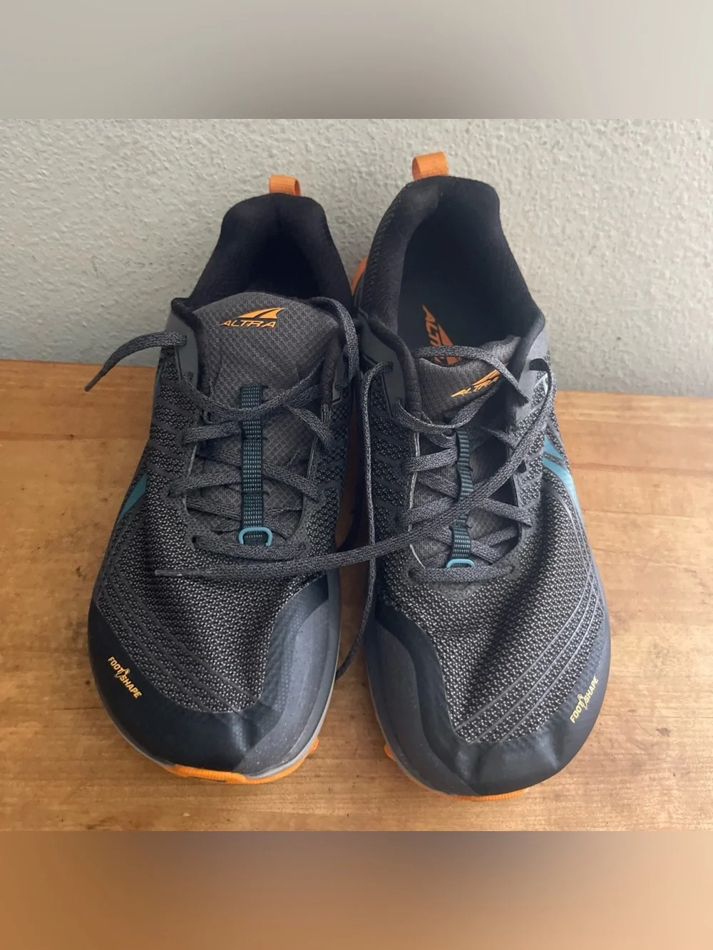 Altra Timp Men's Running Zero Drop Gray Orange Athletic Trail Sneakers Sz 12.5